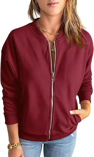 Women's transitional jacket with zip – Elegant & Modern 6