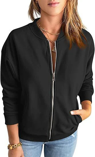 Women's transitional jacket with zip – Elegant & Modern 7
