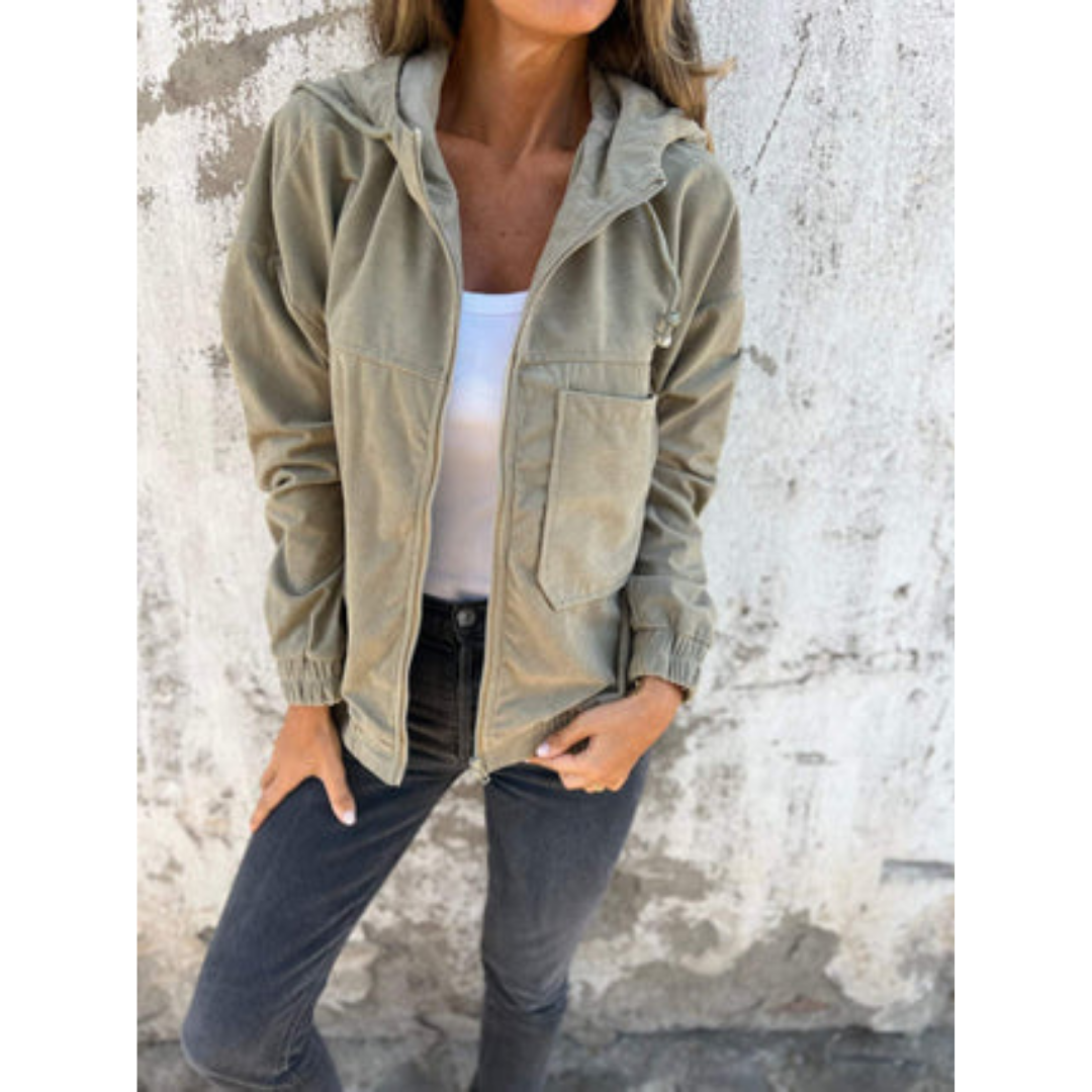 Women's zip-up hoodie – Comfortable & Modern 0