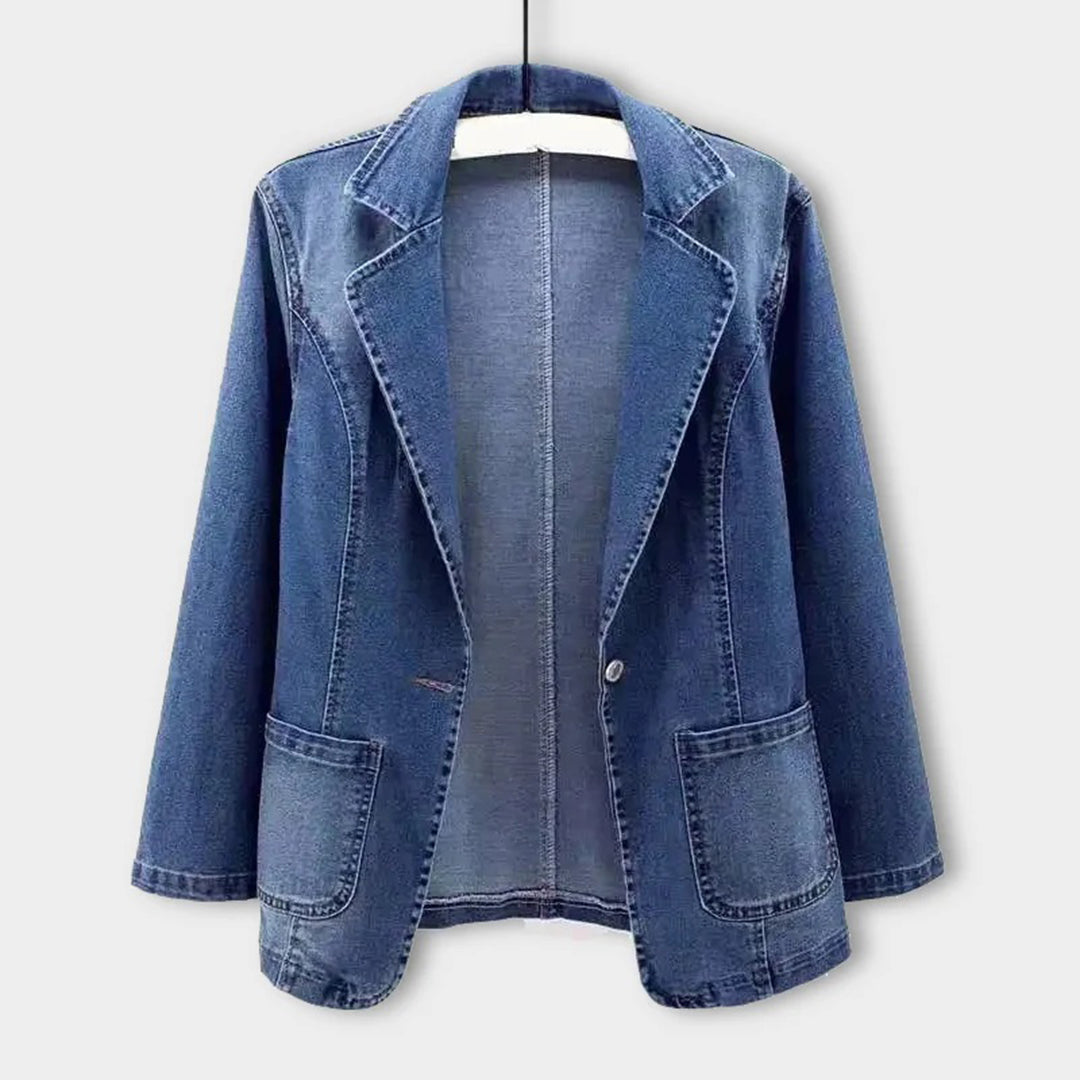 YUKA | Denim Blazer with Timeless Cut and Modern Twist 0