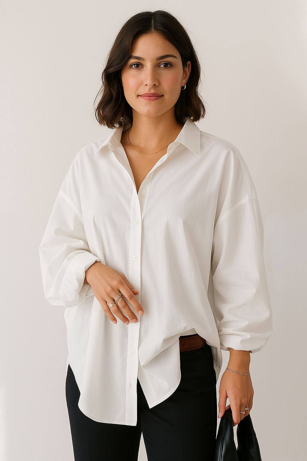 YUMIKO | Oversized Blouse in Minimalist Style 0