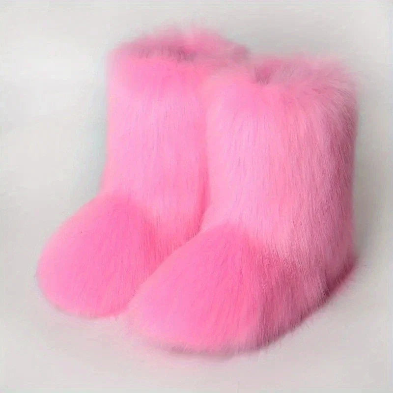 Yara Women's Snow Boots | Fluffy Design, Comfortable Fabric 2
