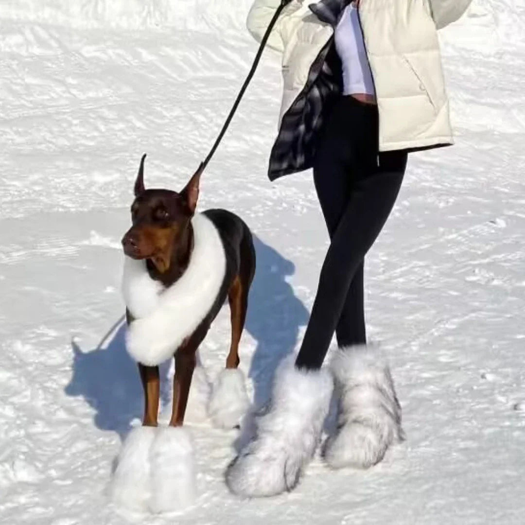 Yara Women's Snow Boots | Fluffy Design, Comfortable Fabric 3