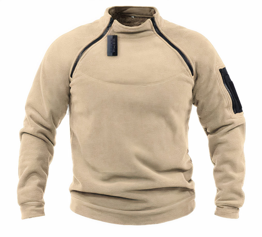 Yosef men's Plush Sweater | Secure Pockets, Versatile Style 3