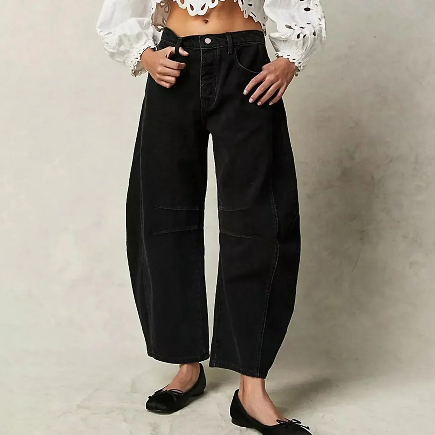Yuna | Comfort Fit Wide-Leg Jeans for Women 3