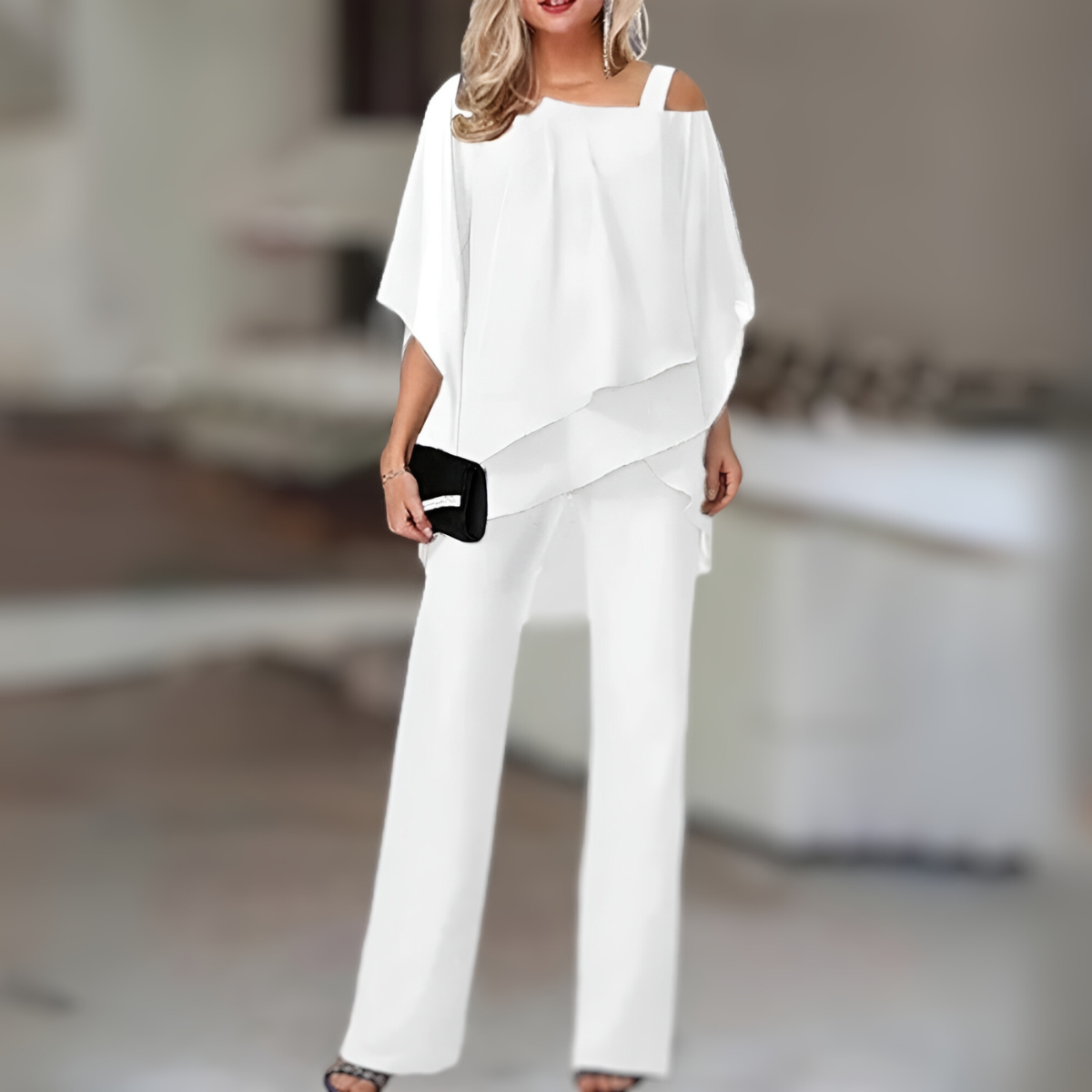ZAÏRA | Elegant Off-Shoulder Co-ord Set for Women 4