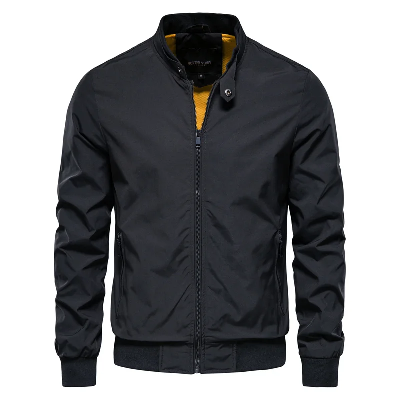 Zan Men's Spring Jacket | High-Quality Polyester, Urban Style 0