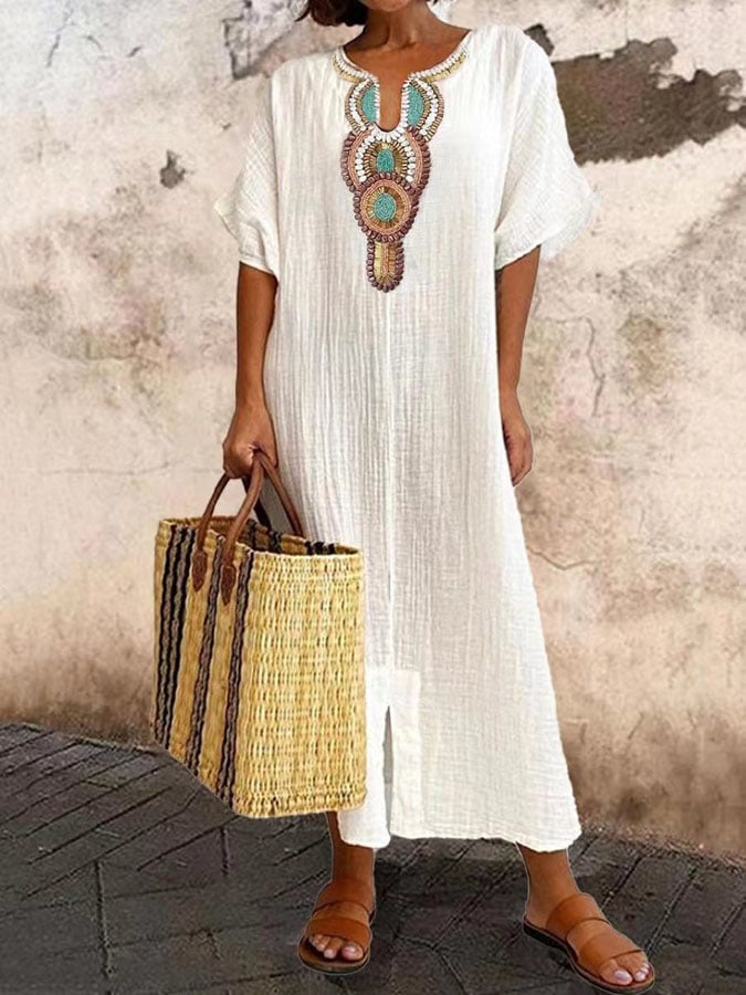 Zarifa | Comfortable Wide Maxi Dress 0