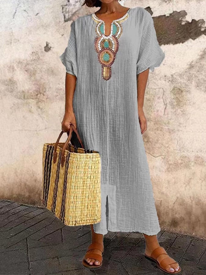 Zarifa | Comfortable Wide Maxi Dress 2