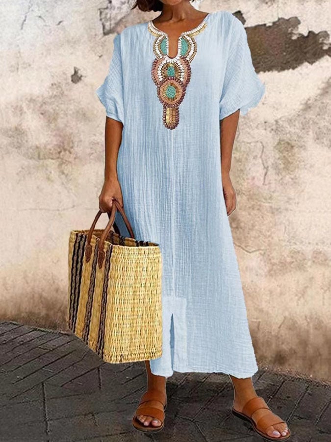 Zarifa | Comfortable Wide Maxi Dress 3